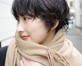 snob／黒髪ショート×ニュアンスパーマ